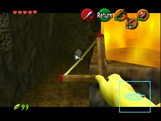Zelda Ocarina Of Time Master Quest sur Game Cube : Caverne Dodongo