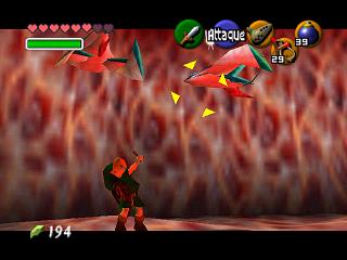 Zelda Ocarina Of Time on Game Cube : Inside Jabu-Jabu's Belly