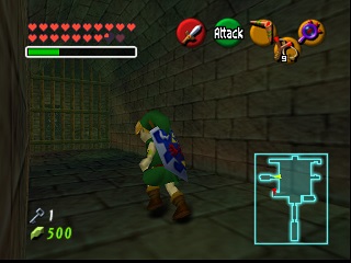 Zelda Ocarina Of Time Master Quest sur Game Cube : Le puits du village Cocorico