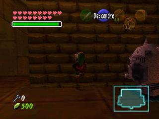 Zelda Ocarina Of Time sur Game Cube : Le temple de l'Esprit (link enfant)