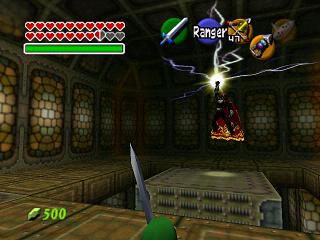 Zelda Ocarina Of Time Master Quest on N64 : The final fight : Link vs Ganondorf