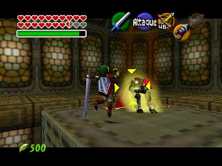 Zelda Ocarina Of Time Master Quest on N64 : The final fight : Link vs Ganondorf