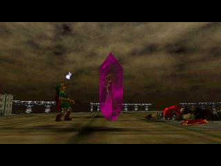 Zelda Ocarina Of Time on N64 : The final fight : Link vs Ganondorf