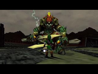 Zelda Ocarina Of Time sur Game Cube : Le combat final : Link vs Ganondorf