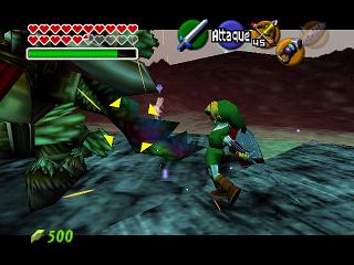 Zelda Ocarina Of Time sur N64 : Le combat final : Link vs Ganondorf