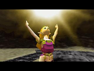 Zelda Ocarina Of Time sur Game Cube : Le combat final : Link vs Ganondorf