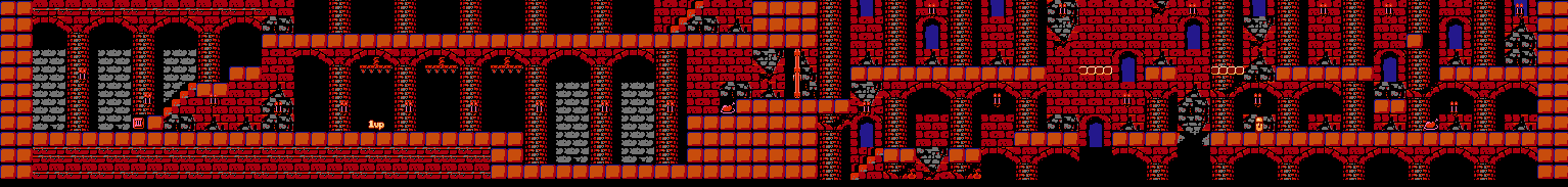 Castlevania 1 sur Nes - Soluce du niveau 2