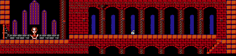 Castlevania 1 sur Nes - Soluce du niveau 2