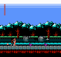 Castlevania II - Simon's Quest : Second part, go to Rover Mansion