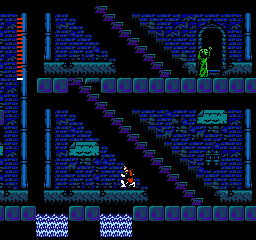 Castlevania II - Simon's Quest : third part, go to Brahm mansion