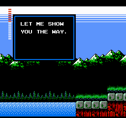 Castlevania II - Simon's Quest : third part, go to Brahm mansion