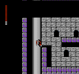 Castlevania II - Simon's Quest : Ruins of castle of Castlevania, figth against Dracula