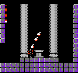 Castlevania II - Simon's Quest : Ruins of castle of Castlevania, figth against Dracula