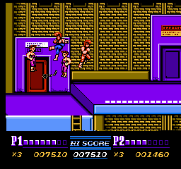 Double Dragon 2 sur Nes : Mission 1 - Into the Turf