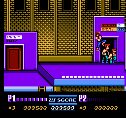 Double Dragon 2 sur Nes : Mission 1 - Into the Turf