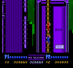 Double Dragon 2 sur Nes : Mission 2 - At the heliport