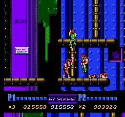 Double Dragon 2 on Nes : Mission 2 - At the heliport