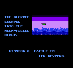 Double Dragon 2 sur Nes : Mission 3 - Battle in the chopper