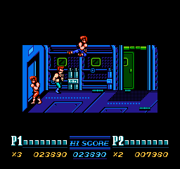 Double Dragon 2 sur Nes : Mission 3 - Battle in the chopper