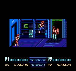 Double Dragon 2 sur Nes : Mission 3 - Battle in the chopper