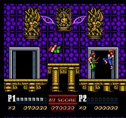 Double Dragon 2 on Nes : Mission 6 - Mansion Of Terror