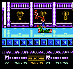 double dragon 3 floor that you fall through