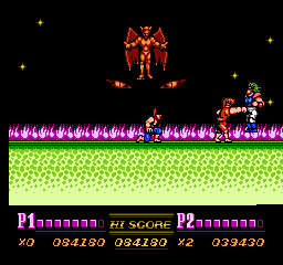 double dragon 2 nes bosses