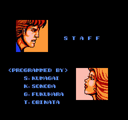 Double Dragon II sur Nes : cran titre et introduction