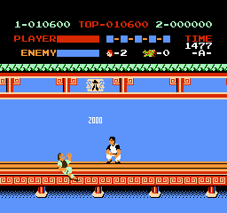 Kung Fu sur Nes - First floor : Stick Fighter boss