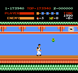 Kung Fu sur Nes - Second floor : Boomerang Fighter boss