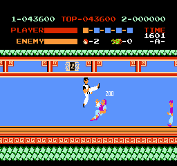 Kung Fu sur Nes - Second floor : Boomerang Fighter boss