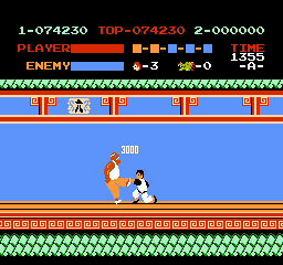 Kung Fu sur Nes - Third floor, Giant boss