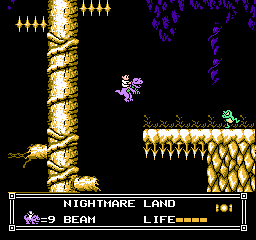 Little Nemo - Dream Master sur nes : Soluce du niveau 8 : Nightmare Land