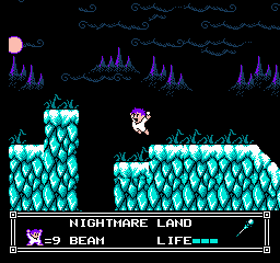 Little Nemo - Dream Master sur nes : Soluce du niveau 8 : Nightmare Land