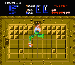 Zelda 1 - Walkthrough of dungeon 4 of quest 1 : Snake (Zelda I Nes mini)