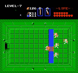 Zelda 1 - Solution du donjon 7 de la qute 1 : Le Dmon (Zelda I Nes mini)