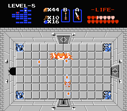 Zelda 1 - Solution du donjon 8 de la qute 1 : Le Lion (Zelda I Nes mini)