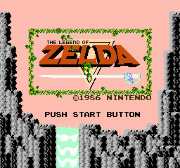 The Legend Of Zelda I sur Nes (mini) - prologue of first quest