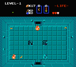 Zelda 1 - Walkthrough of dungeon 1 of quest 2 : The E (Zelda I Nes mini)