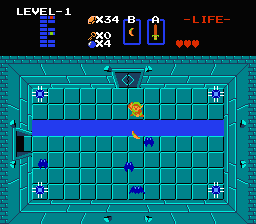 Zelda 1 - Walkthrough of dungeon 1 of quest 2 : The E (Zelda I Nes mini)