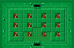The legend of Zelda - Plan (carte) du niveau 2 de la qute 2 : Le A (Zelda I Nes mini)