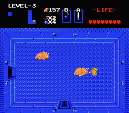 Zelda 1 - Walkthrough of dungeon 3 of quest 2 : The L (Zelda I Nes mini)