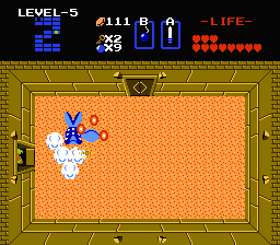 Zelda 1 - Walkthrough of dungeon 5 of quest 2 : The Z (Zelda I Nes mini)