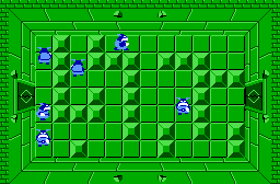 The legend of Zelda - Plan (carte) du niveau 8 de la qute 2 : La grande spirale (Zelda I Nes mini)