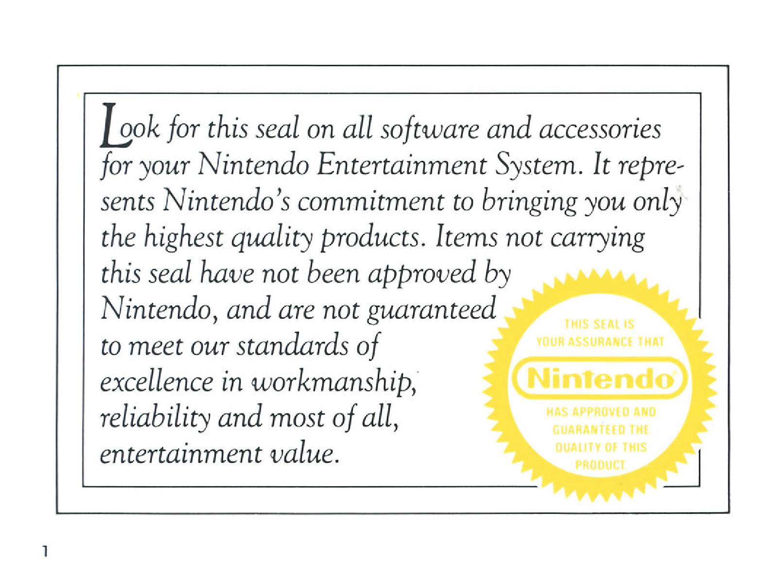 Zelda 1 (the legend of zelda) : Manual of nes version