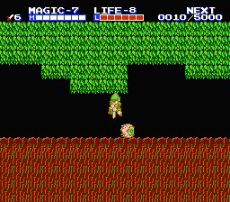 Zelda 2 - The adventure of Link sur Nes (mini) et GBA (nes classic) : Le bestiaire (les monstres d'Hyrule)