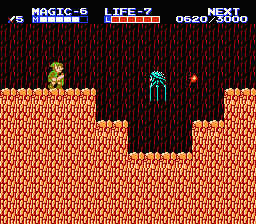 Zelda 2 - The adventure of Link sur Nes (mini) et GBA (nes classic) : Le bestiaire (les monstres d'Hyrule)