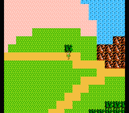Zelda 2 - The adventure of Link on Nes, walkthrough from beginning to level 1
