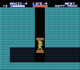 Zelda 2 - The adventure of Link sur Nes, la soluce du deuxime donjon : le palais de Midoro
