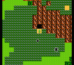 Zelda 2 - The adventure of Link sur Nes, la soluce du labyrinthe de la montagne au niveau 3